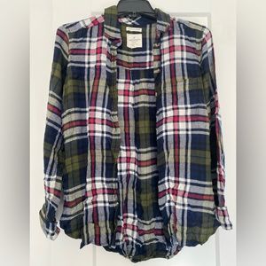 American Eagle Outfitters Boyfriend Fit Flannel Shirt